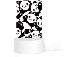 Panda Luminária Noturna Durável, Resistente à Ferrugem, Prática e Ideal Banheiro, Corredor e Quarto