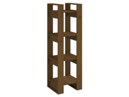 Book Cabinet, Book Cabinets Vidaxl Marrom Madeira (41 X 35 X 125 Cm)