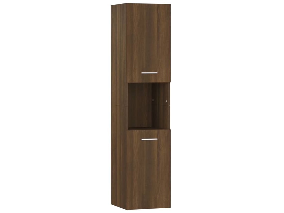 Bathroom Cabinet, Bathroom Cabinets Vidaxl Marrom Madeira Processada (n/a)