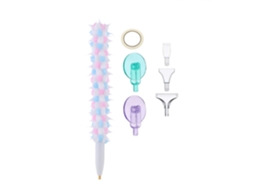 Conjunto de Ferramentas de Arte Diy com Caneta de Diamante 5d para Pintura com Diamantes, Acessórios Rosa. AQUAFORGE