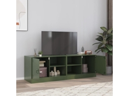 Vidaxl Móveis De Tv 2 Pcs 67x39x44 Cm Aço Verde Azeitona