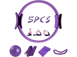 Lurelia Anel De Pilates Conjunto De 5, 35 Cm, 14 Polegadas, Para Yoga E Pilates Para Casa E Ginásio