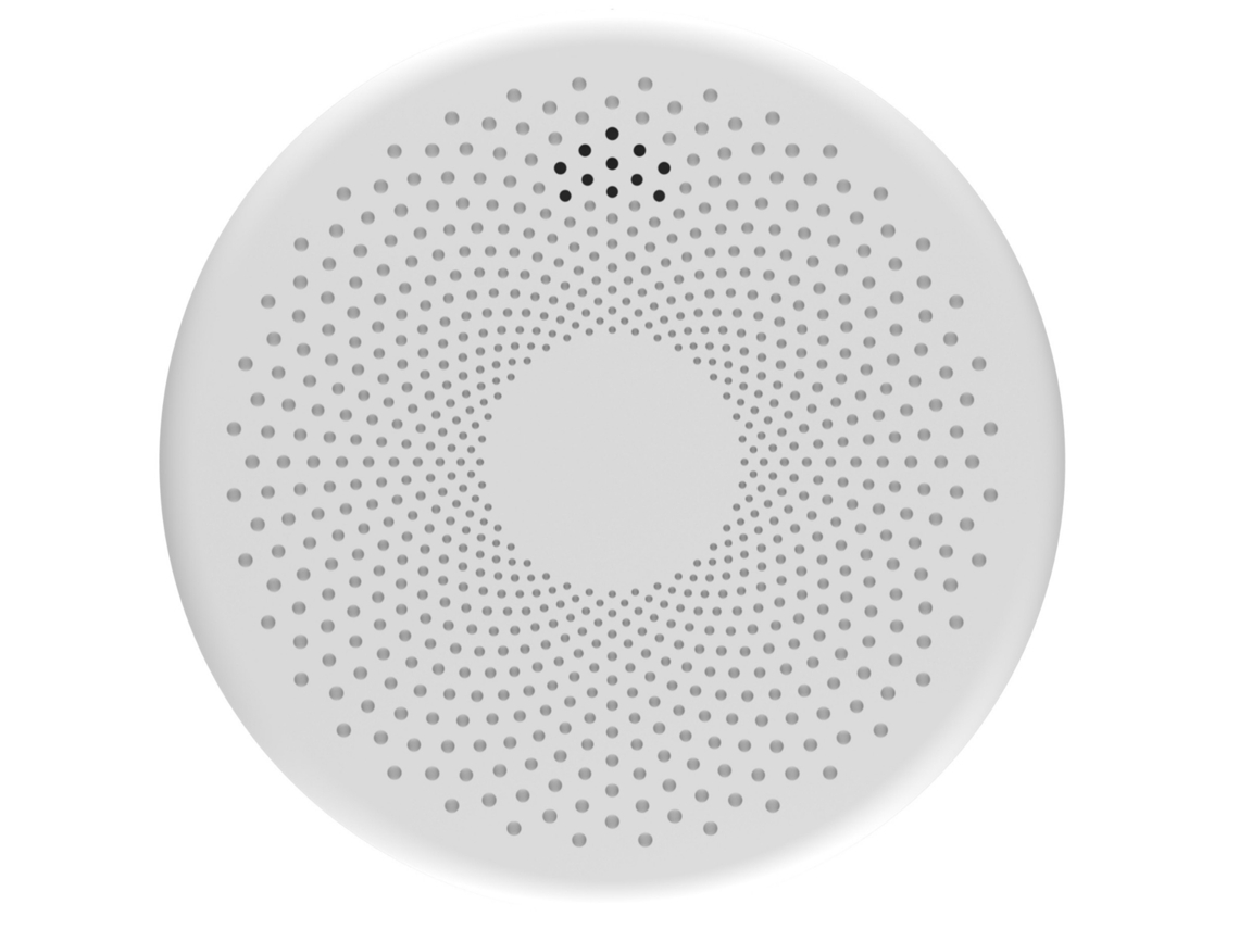 Detector Fumaça + Monóxido Carbono Ultrafino Instalação Sem Furo ZYBLSSBB