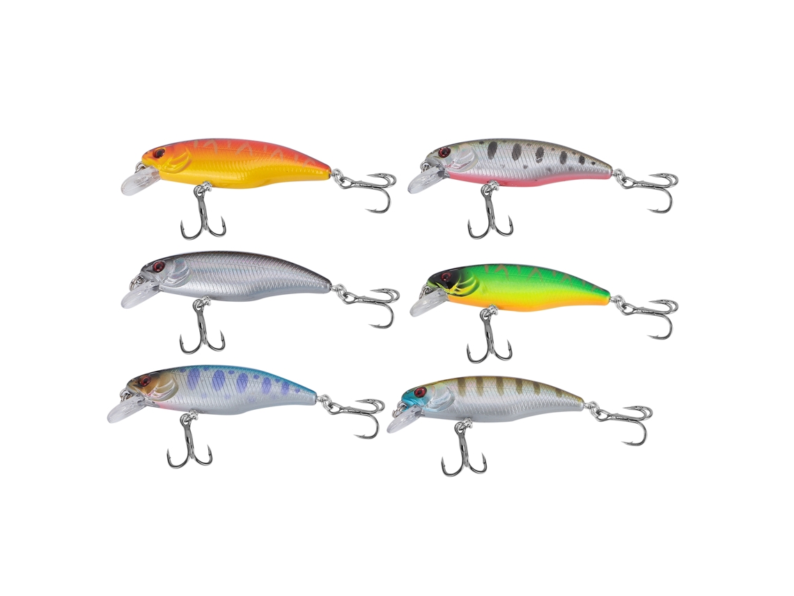 Iscas Minnow Superficiais com Marca para Carpa e Lubina