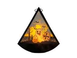 Laxiscreed Lâmpada De Abóbora Com Velas E Pendurador Para Decoração De Halloween