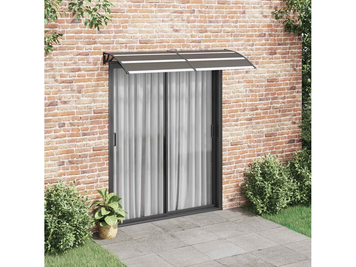 Vidaxl Toldo De Porta 200x75 Cm Pc Preto