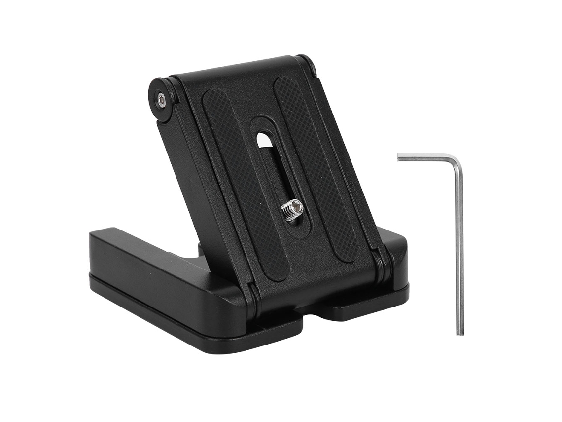 Cabeça De Tripé Z Flex Com Placa De Liberação Rápida Para Câmera Dslr, Suporte Ajustável
