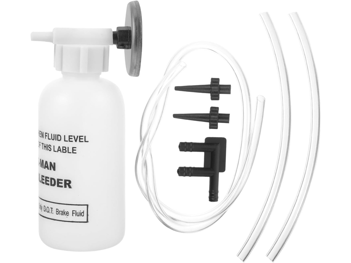 Kit De Sangria De Freios Para Motocicletas E Quadriciclos - Frasco Branco