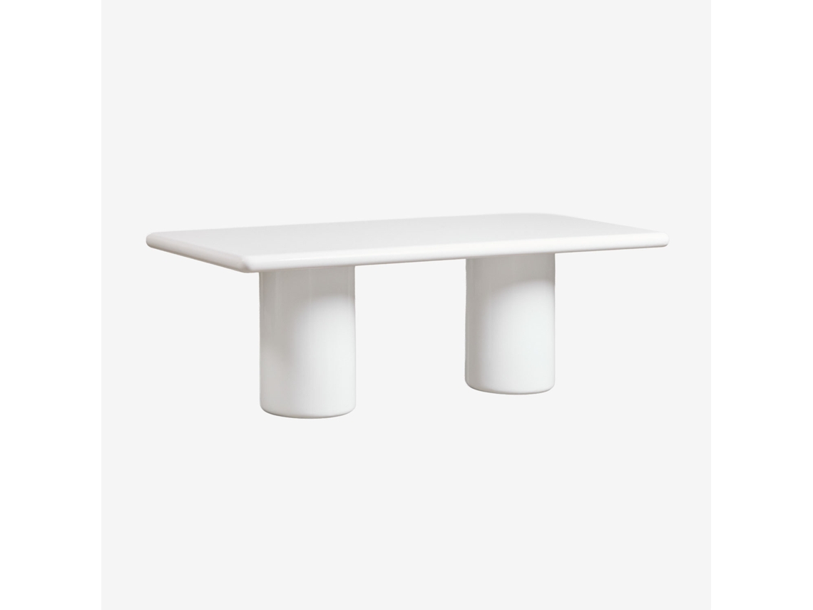 Sklum Mesa De Jantar Retangular 220x100 Cm Em Cimento Namara Cimento Reforçado Com Fibra De Vidro