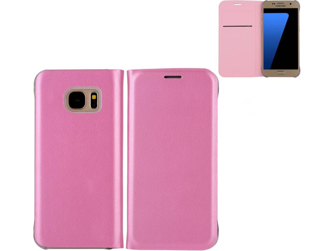 Capa Samsung Galaxy A8+ 2018 Flip Rosa