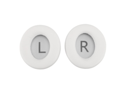 Auriculares LAXISCREED Q45 Branco Espuma Memória Couro Proteína