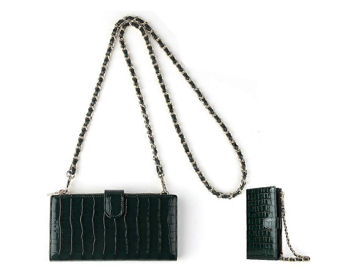 Bolsa De Ombro Mini Para Celular, Cor Verde, Estilo Moderno--