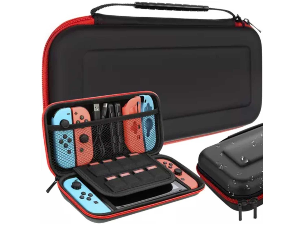 Capa rígida para Nintendo Switch/OLED Switch compatível com a cor preta BRILVIBERA
