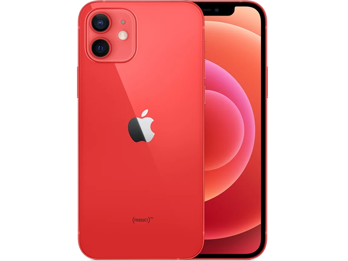 APPLE iPhone 12 (Recondicionado Como Novo - 4 GB - 128 GB - Vermelho)