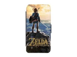 Capa Flip Para Iphone 17 Pro Com Estampa De Zelda Breath Of The Wild