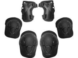 Kit de proteção AQUAFORGE para skate infantil, cotoveleiras, Joelheiras e protetores de pulso