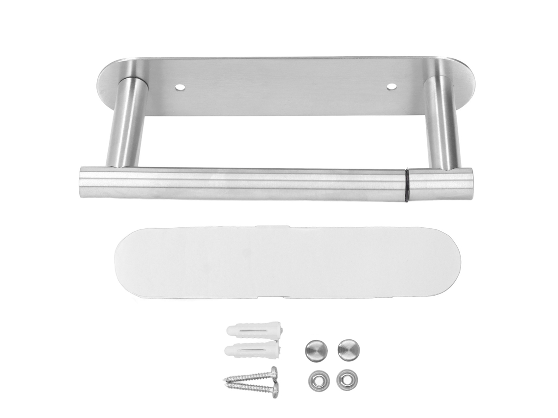 Suporte de Papel Higiênico Inox 304 Anti roxo Parede Cozinha Banheiro