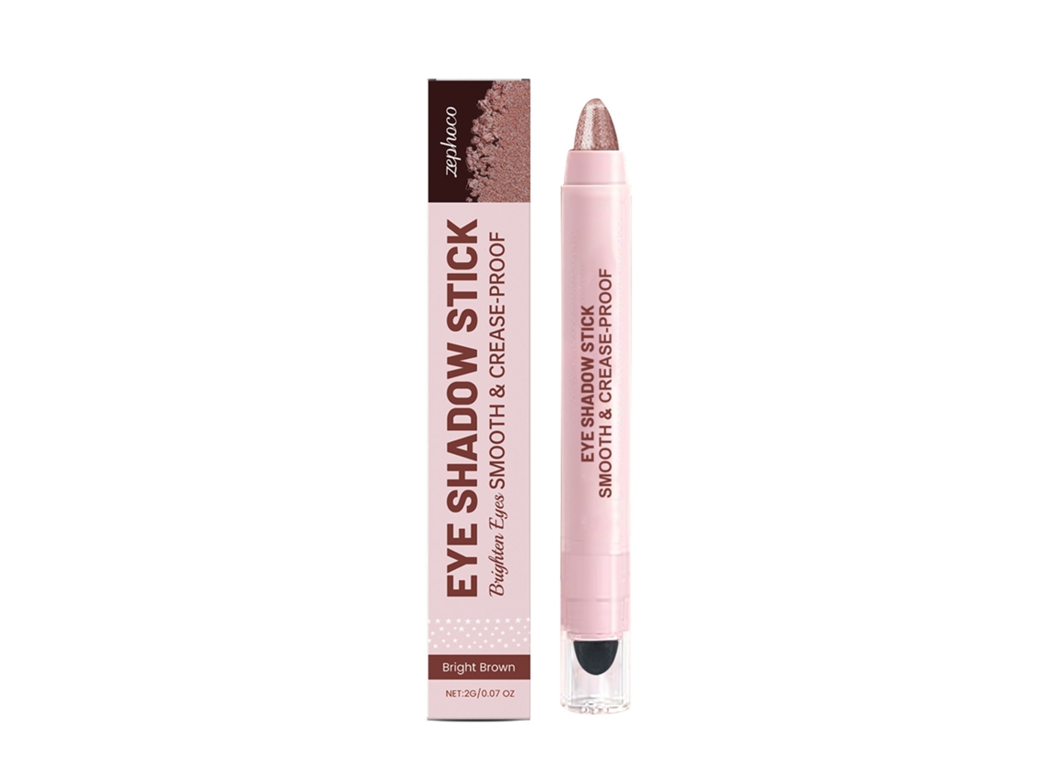 Bastão de Sombra de Olhos Marrom Natural Zephoco LAXISCREED