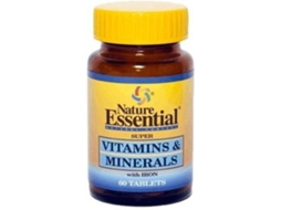 Suplemento Alimentar NATURE ESSENTIAL Vitaminas E Minerais (60 comprimidos de 600mg)