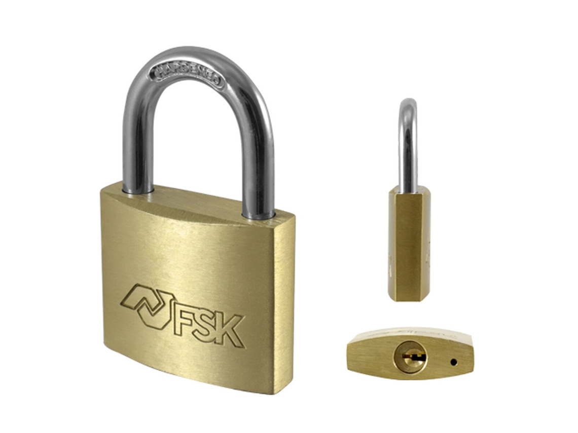 Cadeado com Chave FERRESTOCK Latão 30 Mm