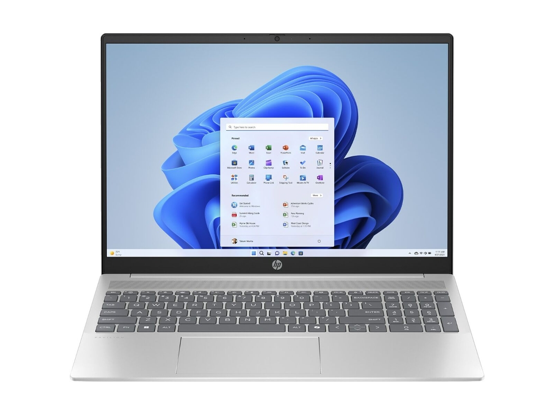 Laptop HP A58T7EA (16 GB RAM - Prateado - 512 GB SSD - Tomada EU - 16" - Qwerty US)