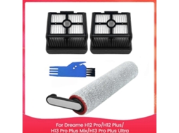 Kit Com 4 Peças De Acessórios: Escova De Rolo E Filtro Para H12 Pro/h12 Plus/h13 Mix/h13 Ultra._ptg