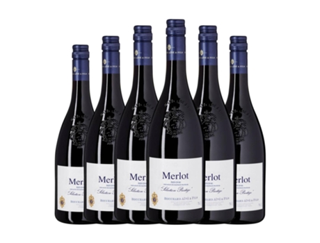 Vinho BOUCHARD AINÉ Sélection Prestige Merlot Vin de Pays d'Oc (0.75 L - 6 Unidades)