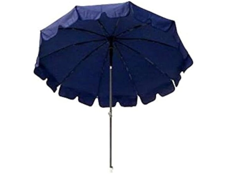 Guarda-Sol Redondo MAFFEI Art 84 Allegro Diâmetro 200Cm Tecido Dralon Cor Azul