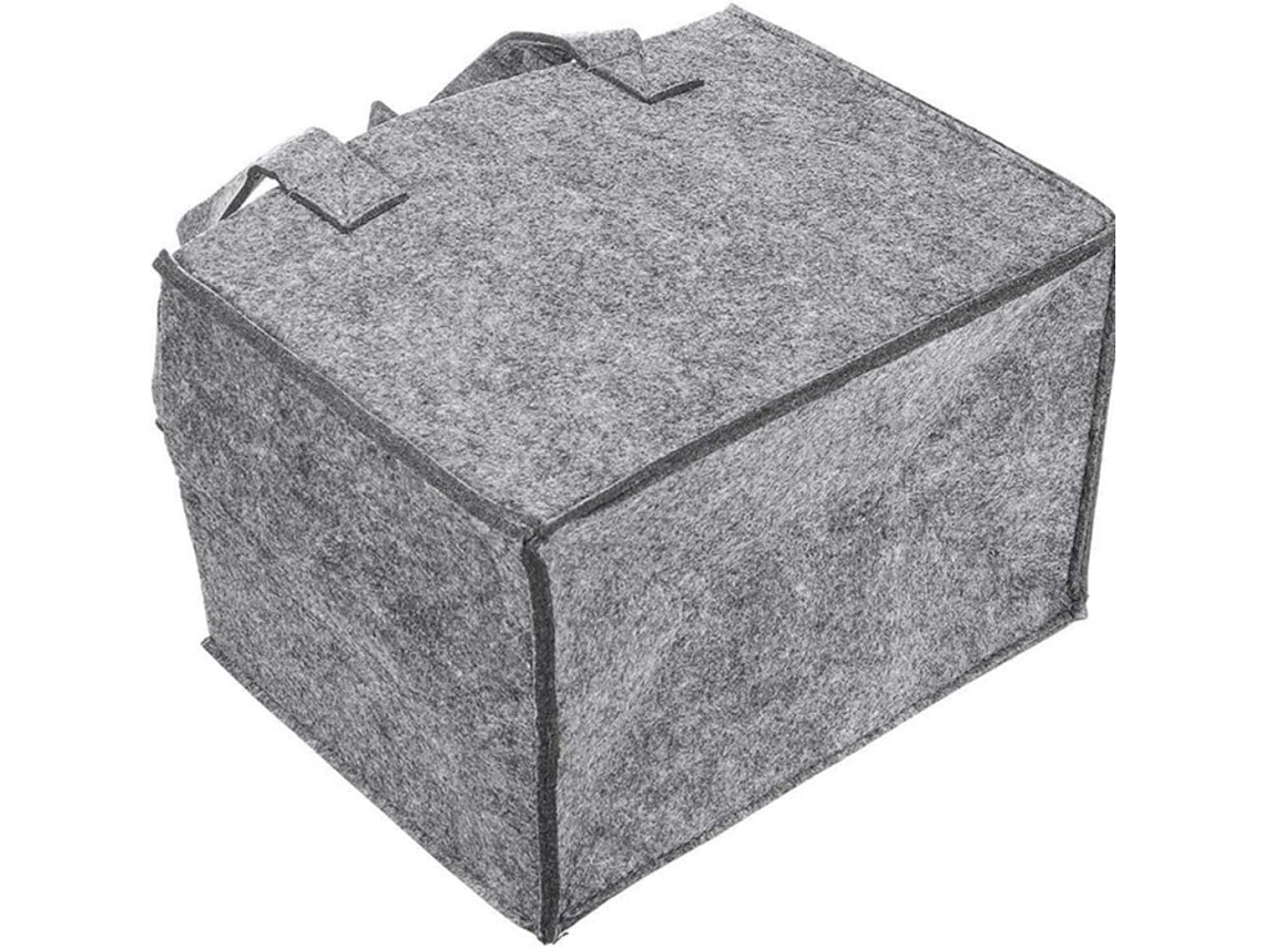 Bolsa Bíblica Cristã De Feltro, Bolsa De Tecido Cinza Claro, Tamanho Médio, Material, Design De Cruz Vazada, Para