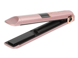 Mini Alisador de Cabelo e Modelador de Cabelo Sem Fio 2 em 1 Usb Alisador de Cabelo Profissional em Cerâmicarosa Ouro