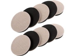 Totority 10-almofadas Redondas De Feltro, Proteção Fácil Para Móveis Em Pisos De Madeira, Ideal Para Cadeiras E Mesas Em