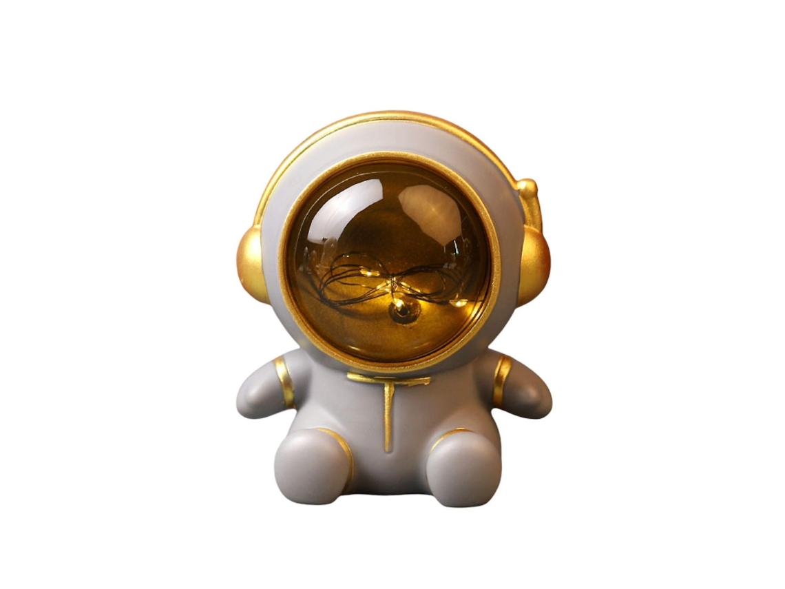 Cofrinho Astronauta Com Luz Noturna, Dupla Função, Ornamento, Grande Capacidade, Para Meninos E Meninas Aquaforge
