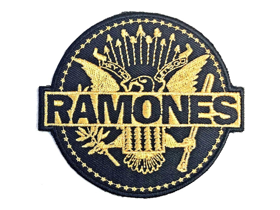 Emblema de Coser ROCK OFF Ramones Gold Seal