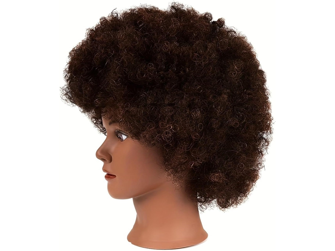 Cabeça de Manequim com Cabelo Cacheado SFUSHOS