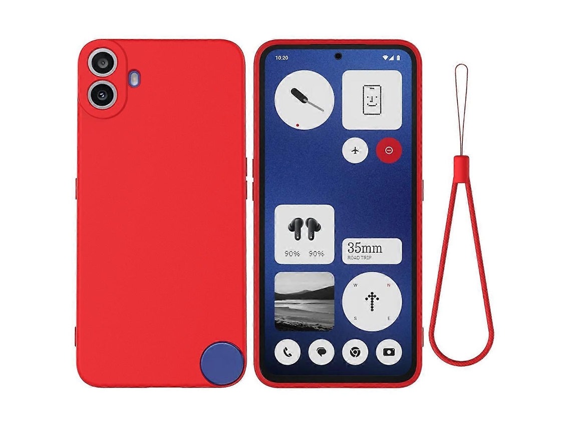 Capa De Celular De Silicone Líquido De Cor Sólida, Resistente A Quedas E Com Cobertura Total, Da Nothing Cmf Phone 1
