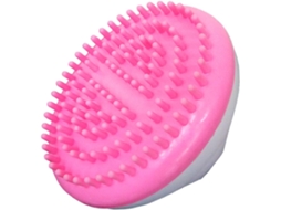 Escova De Massagem Antiestresse Rosa Em Tpr E Abs Para Pernas | Escovas Macias Braços Coxas, Para Uso No Banho