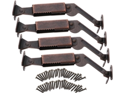Conjunto De 4 Dobradiças Suporte Para Tampa, Em Ferro, Armários, Com