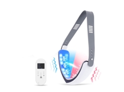 Dispositivo de lifting facial com controle remoto inteligente para queixo duplo, branco