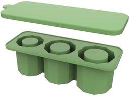 Forma De Gelo Fácil De Limpar, Prática Bandeja Para Cubos Para Bebidas Geladas, Cilindros Ocos, Moldes