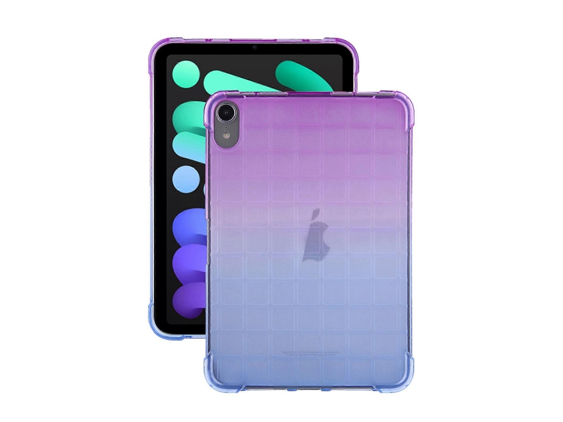 Capa de TPU com gradiente quadrado Webake para iPad Mini 6/Mini 2024