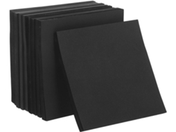 Bloco De Notas Autoadesivo Preto Com 500 Folhas, Sem Resíduos, Para Escritório E Casa. Papel Adesivo Para Anotações Gokoco