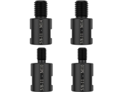 Kit De Conversão Para Esmerilhadeira Com 4 Peças Transforma Roscas 5 8a 11em Macho M10 E M14 Diversas Ferramentas