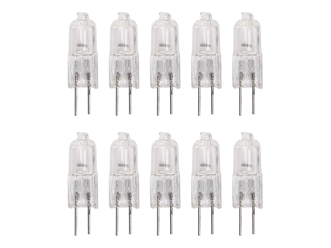 Rebe 10 Lâmpadas Halógenas G4 10w 12v Dc Luz Quente para Casa Hotel Escritório