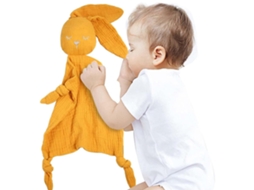 Mali manta de Conforto Bebê Manta Segura Brinquedo de Pelúcia Coelho Soft Presente para Recém nascido Menino e Menina