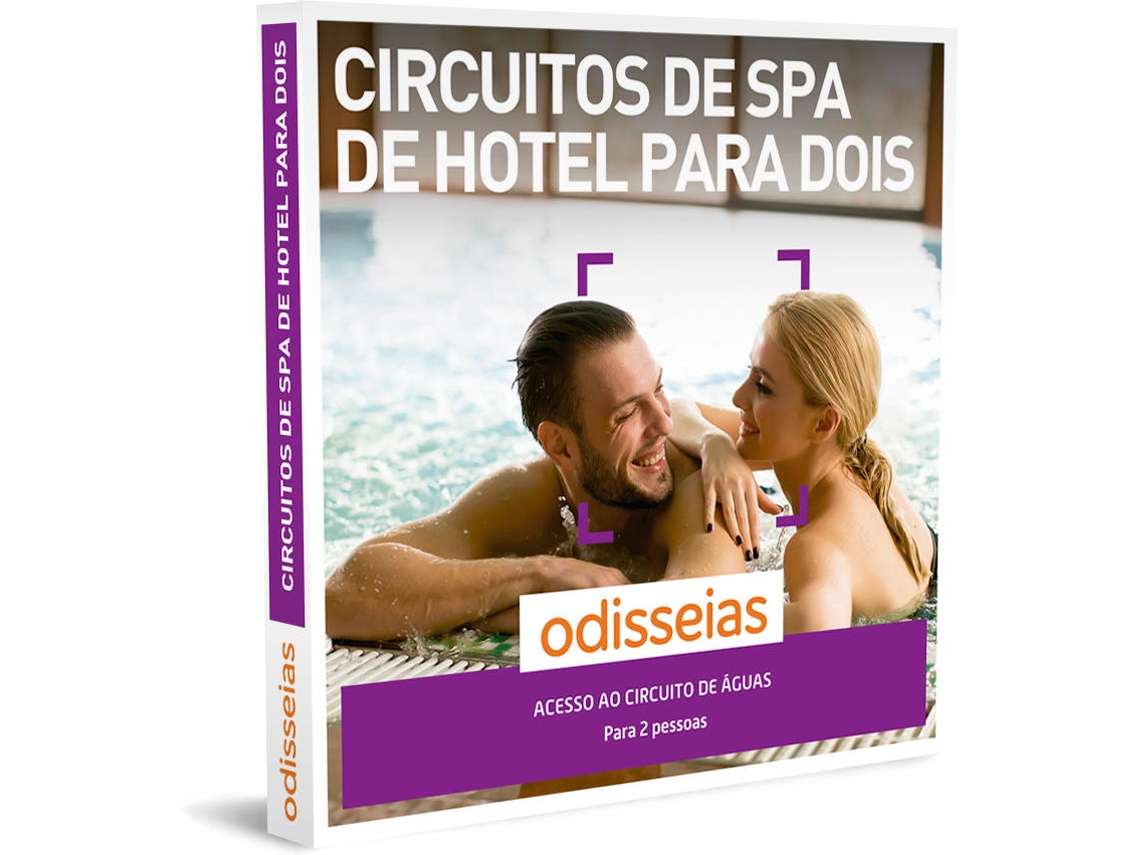 ODISSEIAS Pack Presente - Circuitos de Spa de Hotel para Dois | Experiência de Spa para 2 pessoas