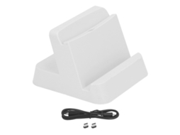Base de carregamento ATS para PS5 Portal Console Controller, estação de carregamento portátil para viagens e uso doméstico, branca.