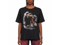 Rockinstone Twilight Movie Jacob Bella Edward Clouds Black Adult T-shirt Size:s
