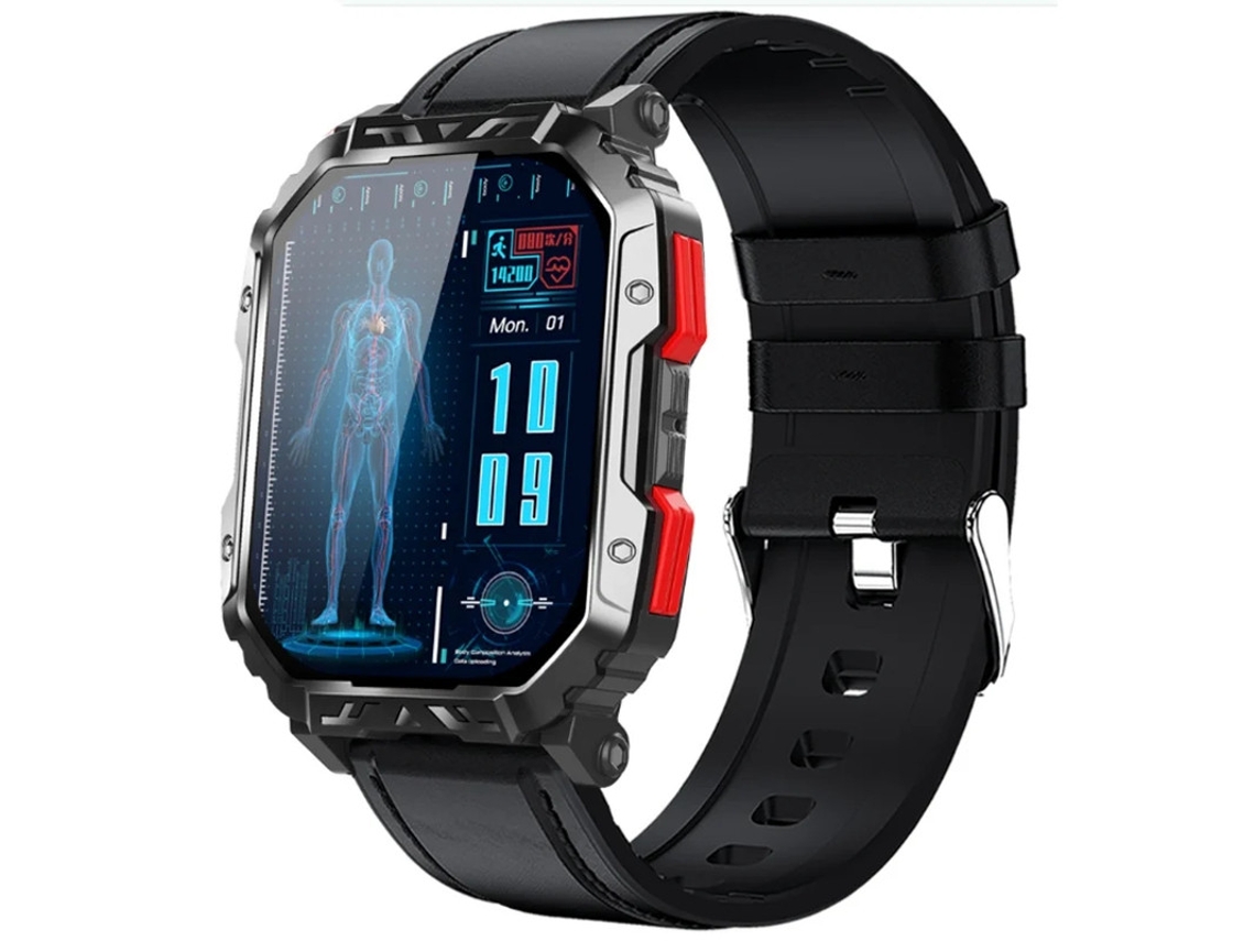 Smartwatch Com Chamada Bluetooth Proteção Triplo Design À Prova Dágua Para Ambientes Externos Frequência Cardiac Monitoramento De Yizhood