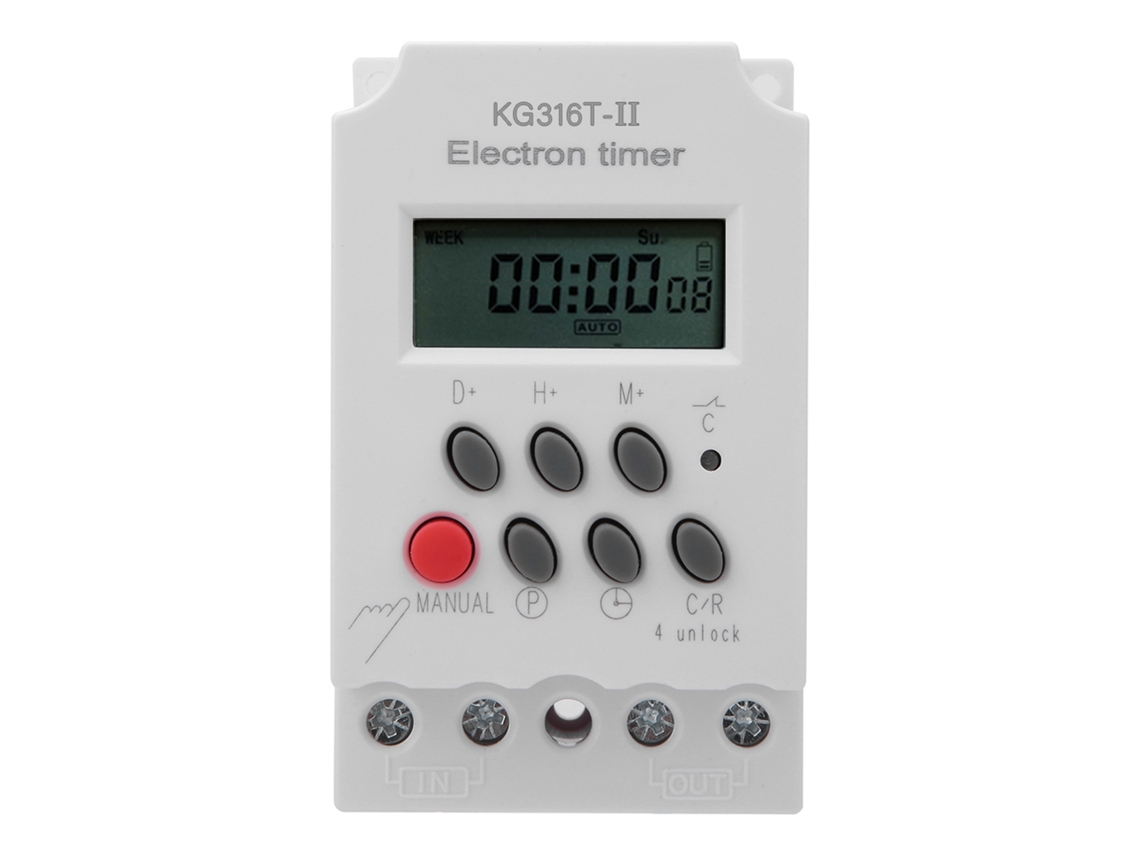 Interruptor de Tempo Eletrônico de Alta Corrente KG316t II 220 Vca AQUAFORGE