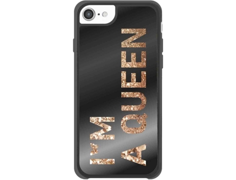 Capa iPhone 6, 6s, 7, 8  Queen Preto